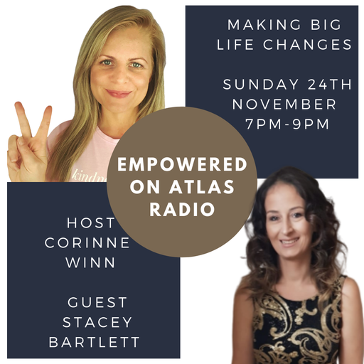 Empowered Radio Show - Corinne Winn - Making Big Life Changes - Sunday 24th November 2019