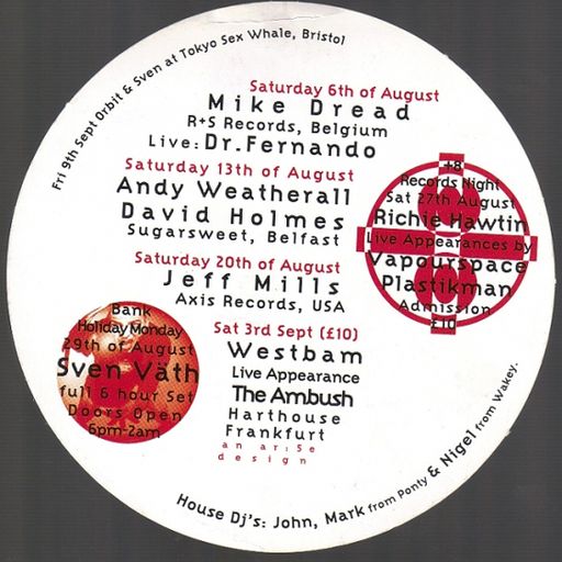 Jeff Mills at The Orbit Afterdark (Leeds - UK) - 20 August 1995