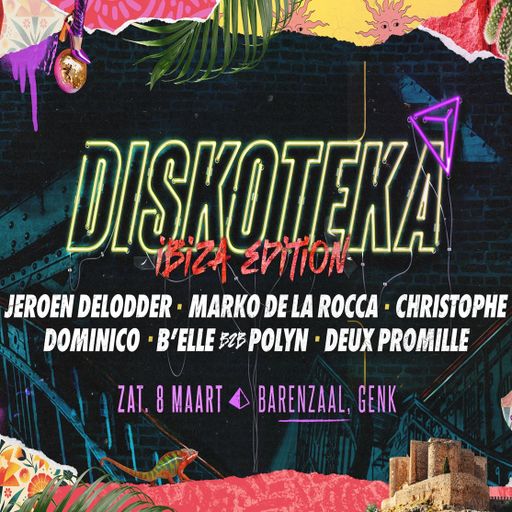 Marko de la Rocca at "Diskoteka - Ibiza Edition" @ Barenzaal (Genk-Belgium) - 8 March 2025
