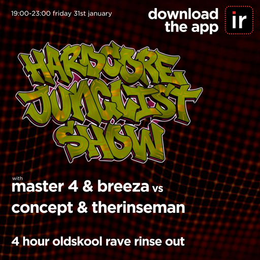 MASTER 4 & BREEZA vs CONCEPT & THERINSEMAN - HARDCORE JUNGLIST SHOW - 31st JANUARY 25