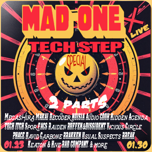 The MadOne Techstep Special ft DetroitRaver - LIVE! on drumbase.space [01.30.26]