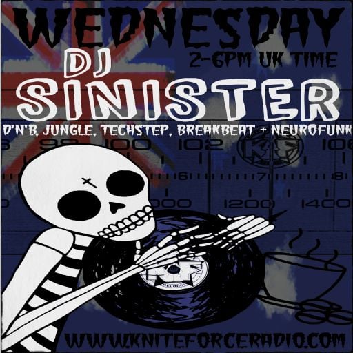 Dj-Sinister - After Hours Show - Live on Kniteforce Radio - 08-10-2020