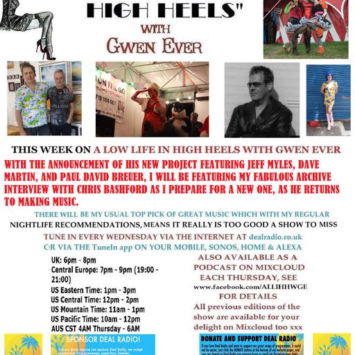 A LOW LIFE IN HIGH HEELS WITH GWEN EVER RADIO SHOW 27TH NOV 2019 EDITION
