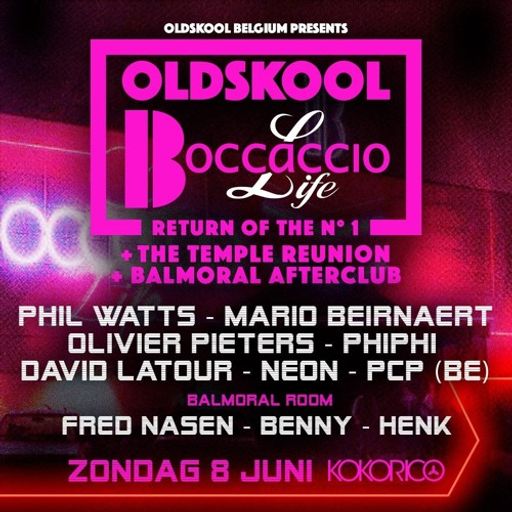 Phil Watts at "Oldskool Boccaccio" @ Kokorico (Zomergem-Belgium) - 8 June 2025