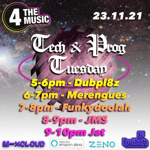 Dubpl8z - 4 The Music Exclusive - 4 The Music Techno Tuesday 23-11-2021