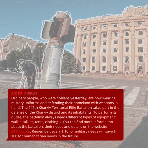 AIR RAID SIREN #4 - Kharkiv - 26/06/22