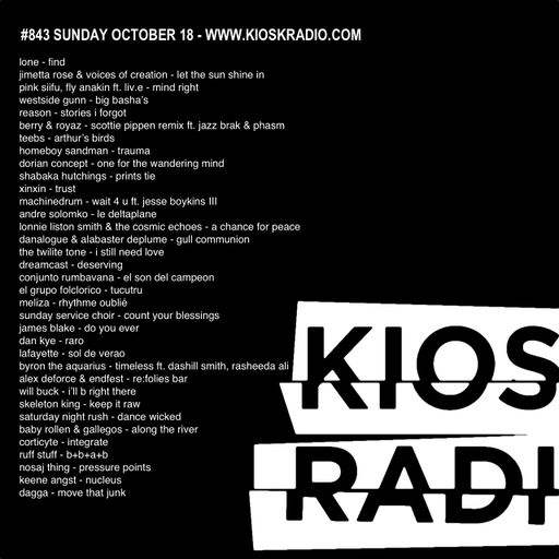 #843 NEW SHABAKA HUTCHINGS | MACHINEDRUM | DANALOGUE | JAMES BLAKE | NOSAJ THING | BYRON THE AQUARIU