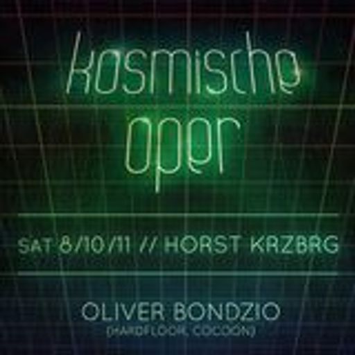 Oliver Bondzio at "Kosmische Oper" @ Horst Krzbrg (Berlin - Germany) - 8 October 2011