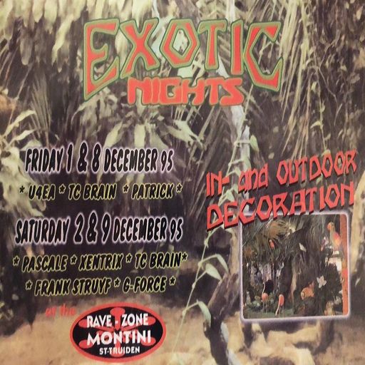 Frank Struyf at "Exotic Nights" @ Rave-Zone Montini (St Truiden-Belgium) - 2 December 1995