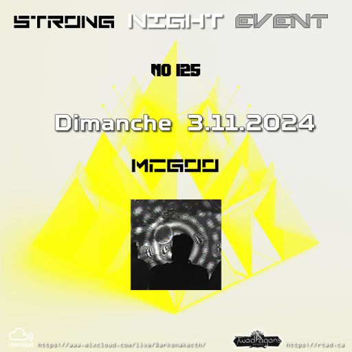 STRONG NIGHT EVENT 125 "Guest Mix Techno By McGoo" Radio TwoDragons 3.11.2024