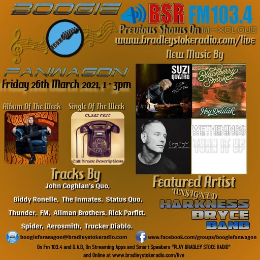 Boogie Fanwagon 26th March 2021