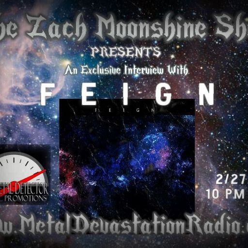 One man Black Metal Band FEIGN Interviewed on The Zach Moonshine Show