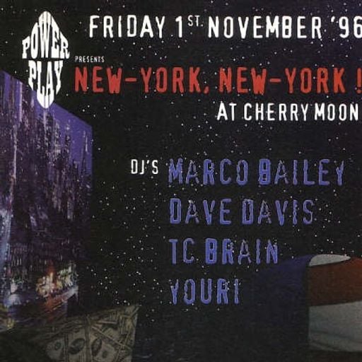 Youri at "New York, New York" @ Cherry Moon (Lokeren - Belgium) - 1 November 1996