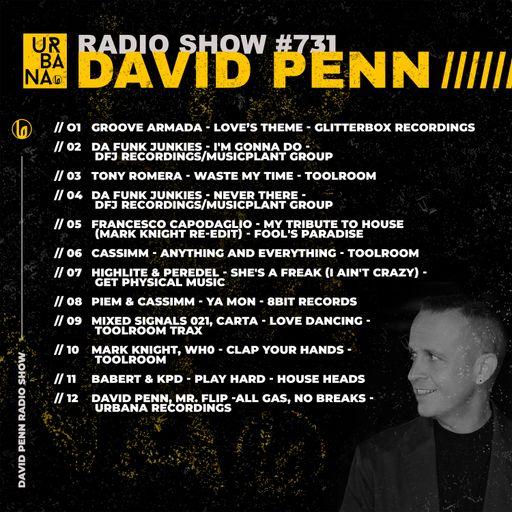 Urbana Radio Show by DAVID PENN #731