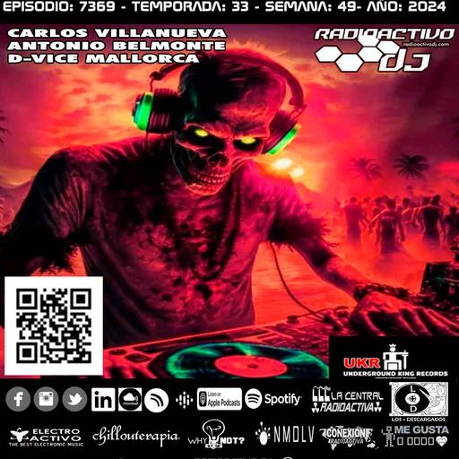 Radioactivo DJ 49-2024 Carlos Villanueva, Antonio Belmonte & D-Vice Mallorca