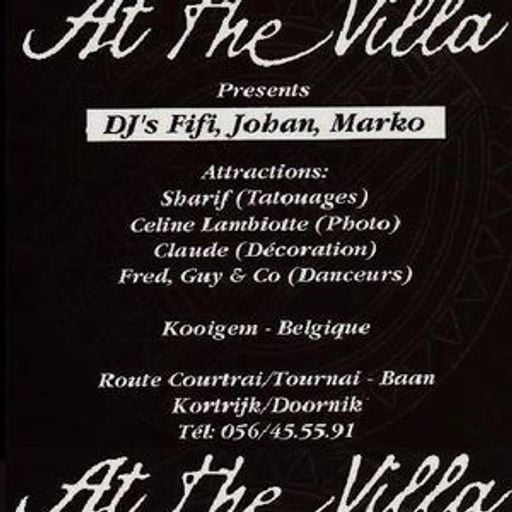 Resident DJ Team @ At The Villa (Kooigem - Belgium) - 23 May 1992