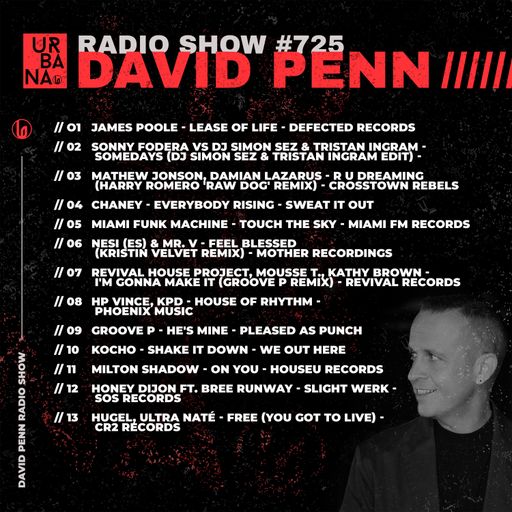 Urbana Radio Show by DAVID PENN #725