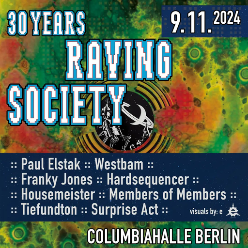Franky Jones at "30 Years Raving Society" @ Columbiahalle (Berlin-Germany) - 9 November 2024