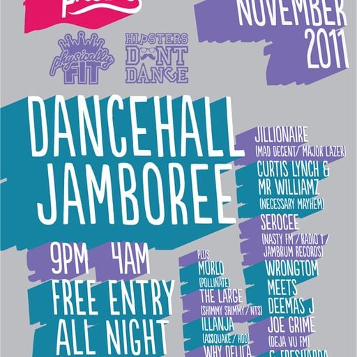 Jillionaire mix for BCP Physically Fit and Hipsters Don't Dance's Dancehall Jamboree