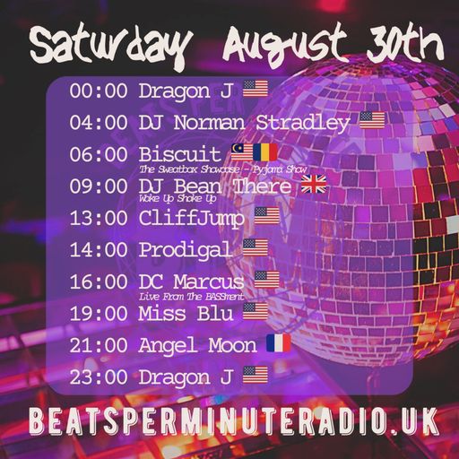 Biscuit-Saturday Pajama Show- Live on Beats Per Minute Radio 30.8.2025