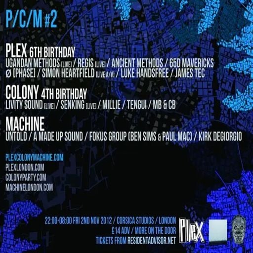 Ugandan Methods LIVE at "P/C/M pt 2" @ Corsica Studios (London-UK) - 2 November 2012