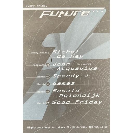 Michel de Hey at "Future" @ Nighttown (Rotterdam-NL) - 26 December 1999