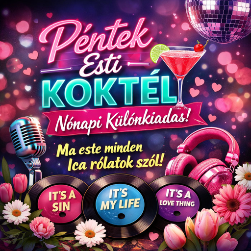 Péntek esti koktél Popovics Lacival - Nőnap jellegű adás (2026. 03. 06.)