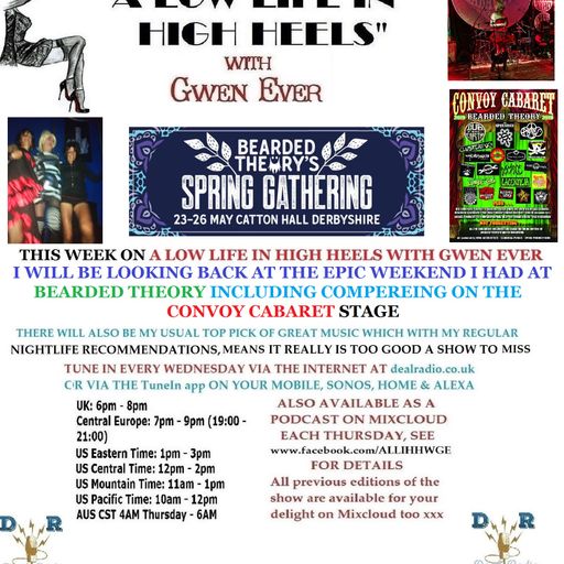 A LOW LIFE IN HIGH HEELS WITH GWEN EVER RADIO SHOW 29TH MAY 2019 BROADCAST