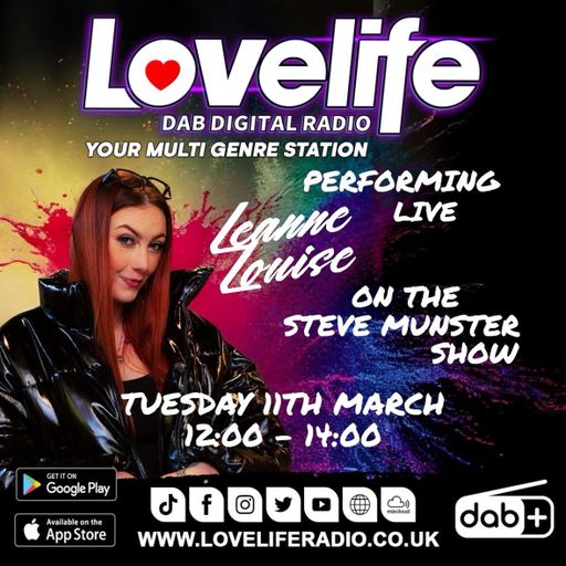 Steve Munster with Special Guest Leanne Louise 11 MAR 2025