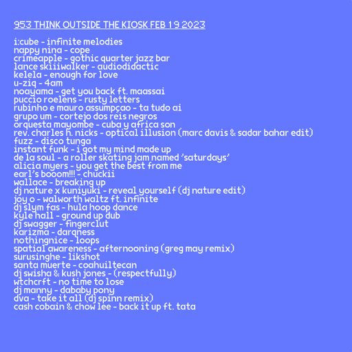 #953 NEW NAPPY NINA | U-ZIQ | SURUSINGHE | DJ SWISHA & KUSH JONES | GRUPO UM | ...