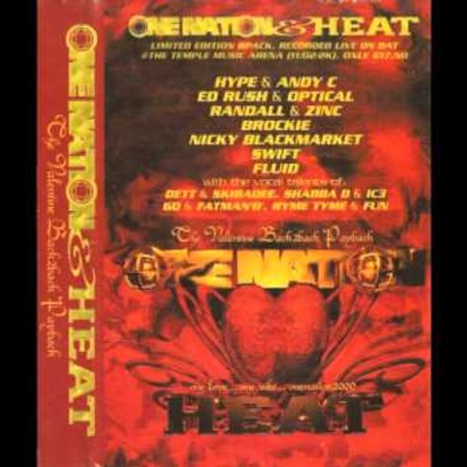 Hype B2B Andy C w/ Det, Skibadee & Shabba - One Nation & Heat Valentines - The Temple - 11.02.00