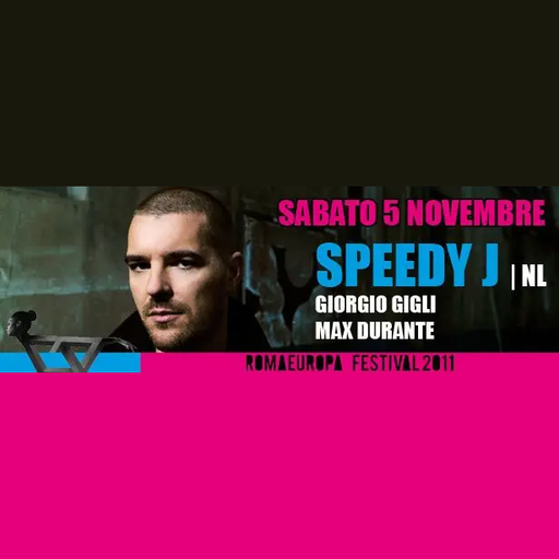 Speedy J at "Roma Europa Festival" @ Brancaleone (Rome - Italy) - 5 November 2011