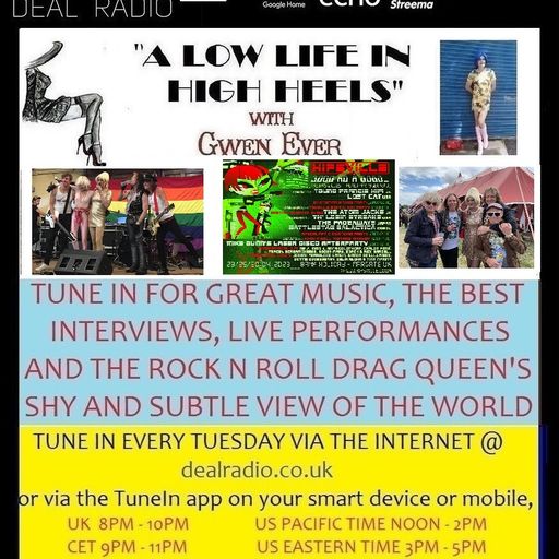 A LOW LIFE IN HIGH HEELS WITH GWEN EVER RADIO SHOW 4TH APRIL 2023 EDITION
