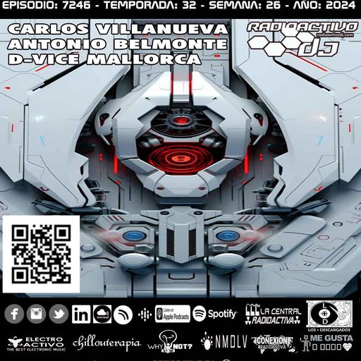 Radioactivo DJ 26-2024 Carlos Villanueva, Antonio Belmonte & D-Vice Mallorca