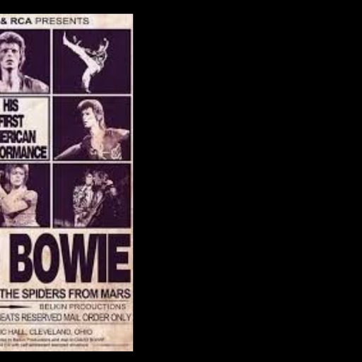Bowie at the Music Hall in Cleveland, Ohio.September 22, 1972.