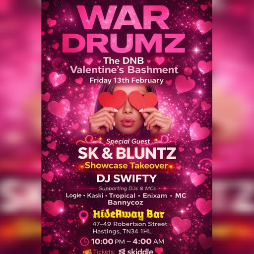 KASKI SET LIVE AT WAR DRUMZ VALENTINES BASHMENT WITH MC'S KILLADEE , ENIXAM AND BANNYCOZ 13/2/26