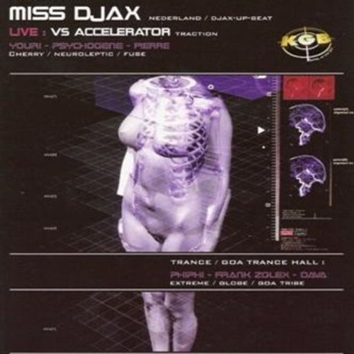 Miss Djax at "Galactica" @ Cherry Moon (Lokeren - Belgium) - 24 March 2000