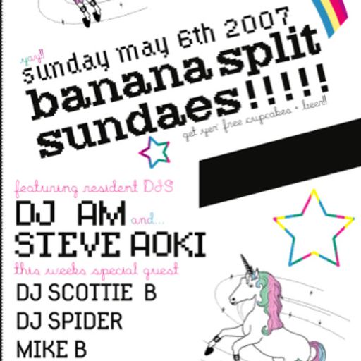 DJ AM at "Banana Split Sundaes" @ Cinespace (Los Angeles - USA) - 6 May 2007