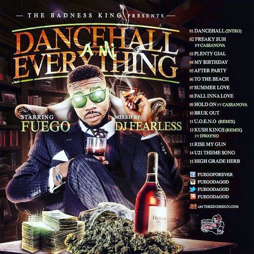 DJ Fearless - Fuego - Dancehall A Mi Everything Mixtape (Dancehall, Hip-Hop Mixtape 2016)