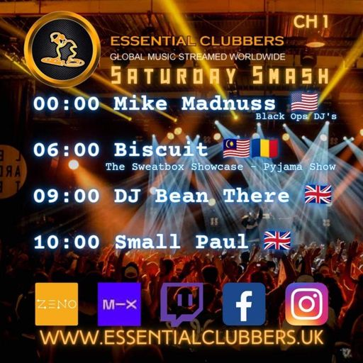 Biscuit-Saturday Pajama Show-Live on Essential Clubbers Radio 24.6.2023