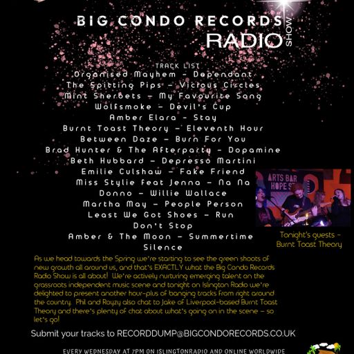 Big Condo Records Radio Show – Burnt Toast Theory (04/03/2026)