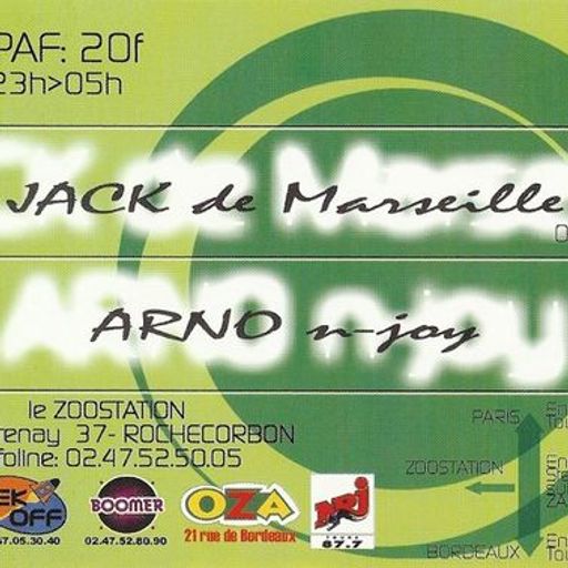 Jack de Marseille at "Zoo House" @ Le Zoostation (Tours-France) - 5 March 1999
