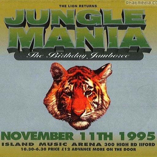 DJ Hype & Darren Jay w/ Rhymetime Flux MCMC Sidewinder - Jungle Mania 'Birthday Jamboree - 11.11.95