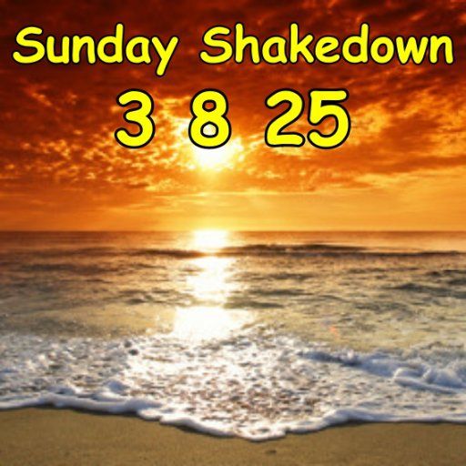 THE SUNDAY SHAKEDOWN 3 8 25