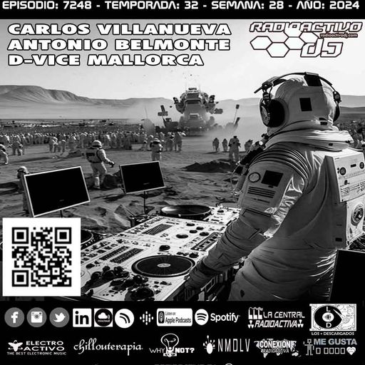 Radioactivo DJ 28-2024 Carlos Villanueva, Antonio Belmonte & D-Vice Mallorca