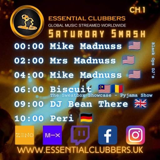 Biscuit-Saturday Pajama Show-Live on Essential Clubbers Radio 15.07.2023
