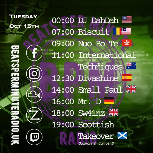 Biscuit- Tuesday Drum and Bass Crunch- Live on Beats Per Minute Radio 15.10.2024