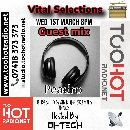 VITAL SELECTIONS WITH D!-TECH AND GUEST PEADRO