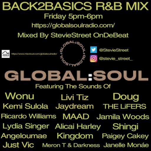 B2B R&B Mix 25th September 2020 by Stevie Street for Global Soul