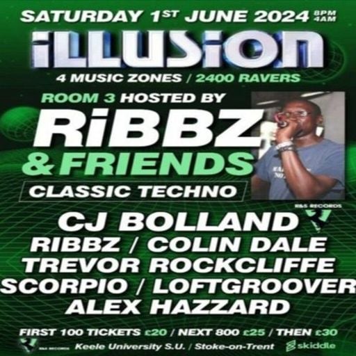 CJ Bolland at "Illusion" @ Keele University (Stoke-On-Trent - UK) - 1 June 2024